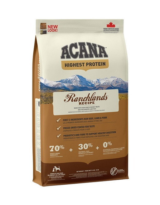 Acana Highest Protein Ranchlands Dog 11,4kg