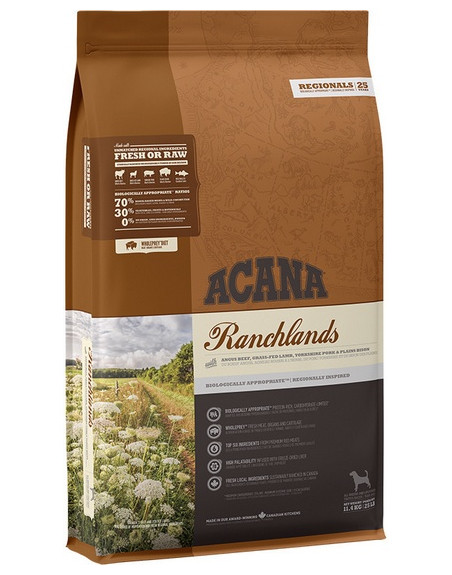 Acana Highest Protein Ranchlands Dog 11,4kg