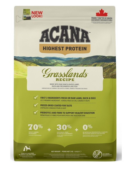 Acana Highest Protein Grasslands Dog 2kg