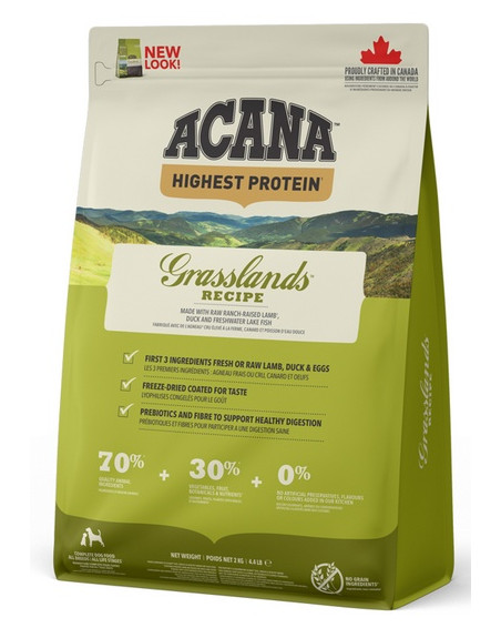 Acana Highest Protein Grasslands Dog 2kg