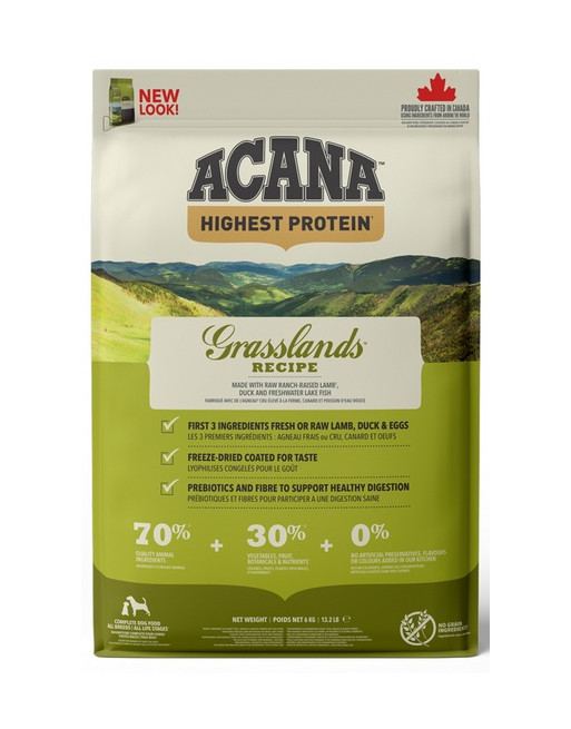 Acana Highest Protein Grasslands Dog 6kg