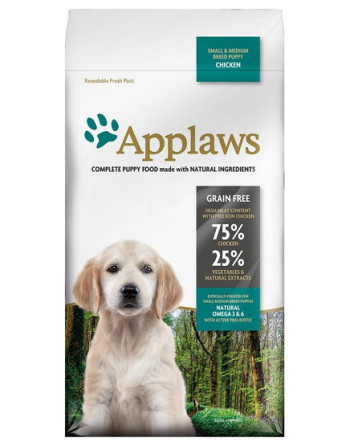 Applaws Puppy Small & Medium Breed Kurczak 7,5kg