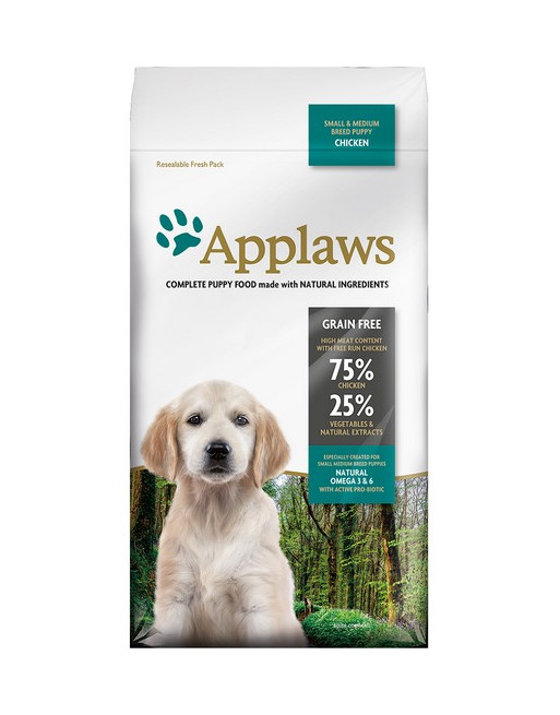 Applaws Puppy Small & Medium Breed Kurczak 7,5kg