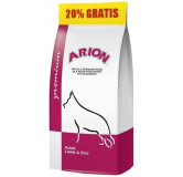 Arion Premium Adult Lamb & Rice 12kg (10+2kg gratis)