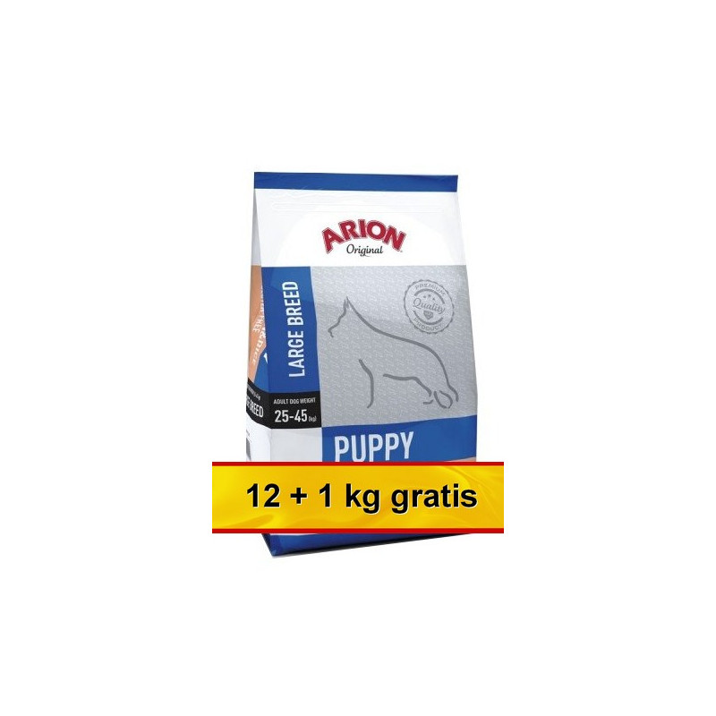 Arion Original Puppy Large Salmon & Rice 13kg (12+1kg gratis)