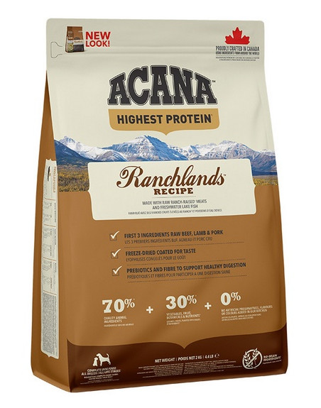 Acana Highest Protein Ranchlands Dog 2kg