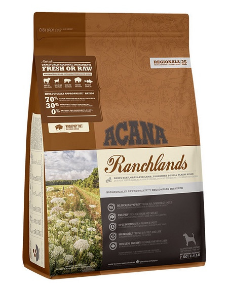 Acana Highest Protein Ranchlands Dog 2kg